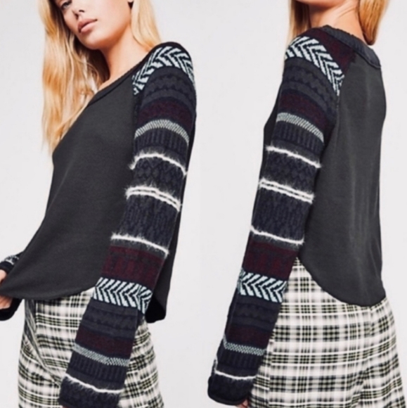 Free People Sweaters - Free People Fairground Thermal Sweater M